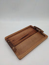 Medium Madrone Rectangular Platter with Handles